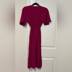 Old Navy Fuchsia Long Sleeve Dress